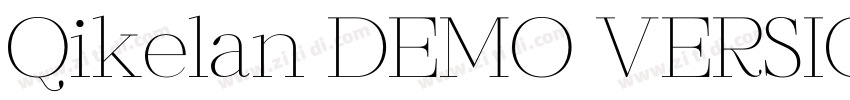 Qikelan DEMO VERSION字体转换